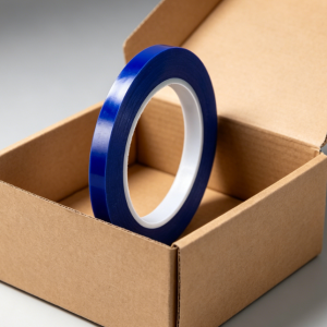 High temperature heat-resistant colored tape, 1/4 inch industrial masking tape, indigo single roll